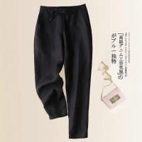 Pantalones casuales para mujer, moda, color sólido - details 2