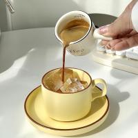 Taza De Extracción De Espresso Cerámica Con Escala Taza De Leche Para Café De Alta Calidad Accesorios De Café Para El Hogar Regalos Ounce Gruesa Exquisita - details 9