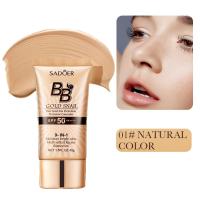 40g SPF50 + crema BB con protección solar de Caracol dorado, crema facial líquida, maquillaje BB, corrector blanqueador de Base facial, crema resistente al agua V3J1 - details 8