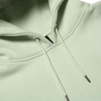 Sudadera con capucha de algodón pesado de primera calidad con estampado de menta y tejido inverso en relieve de diciembre, sudadera con cuello redondo para hombre - details 8