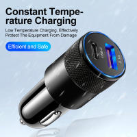 Cargador de Coche USB 3.1A Cuerpo de Metal con 2 Puertos y Luz Indicadora - details 1