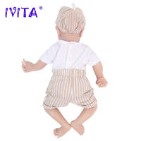 Muñeca de Silicona Renacida Realista IVITA Muñeca de Bebé Suave 100% Cuerpo Completo con Ropa - details 26