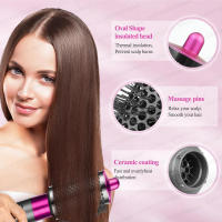 Boquilla esponjosa de cilindro para Dyson Airwrap HS01 HS05, accesorios para secador de pelo, repuesto de boquilla de Peine de cilindro de diente ancho, 50MM - details 5