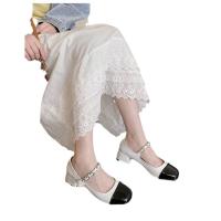 Zapatos Mary Jane Retro 2025 Estilo Pequeño Nuevo con Tacones Gruesos de Cuero para Mujeres - details 0