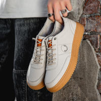 Xiaobai zapatos de hombre 2025 nueva superficie de cuero de verano deportes suela suave transpirable No. 1 zapatos de junta casual zapatos de cuero de los hombres. - details 38