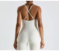 Monos de Yoga sin costuras para mujer, ropa deportiva informal de una pieza para entrenamiento, baile y gimnasio - details 8