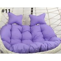 Cojín de Silla de Doble Asiento para Columpio de Huevo sin o con Relleno Cubierta Redonda Desmontable de Papasan para Casa y Patio - details 15