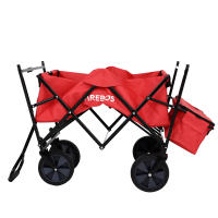 Carro de Mano Plegable 70 Kg - Carrito Playa Techo - Barra Telescópica - Ruedas Giratorias 360 ° - details 2