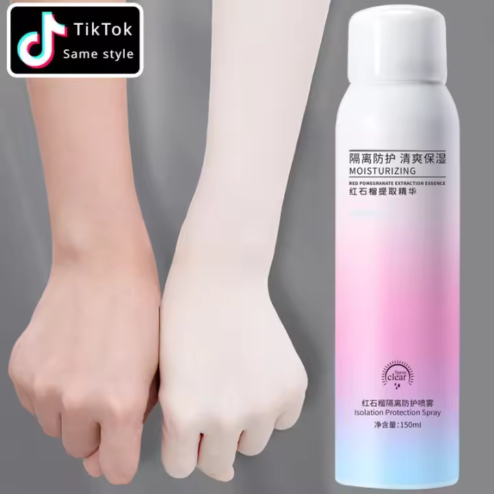 Spray de Protección Solar de Pequeña Apertura Resistente a UV, Impermeable, a Prueba de Sudor, Hidratante y Humectante Herramienta de Cuidado de la Piel Facial de Belleza - 1