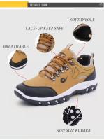 Zapatos Grandes para Senderismo al Aire Libre Impermeables y Antideslizantes para Hombres - details 1