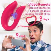 Vibrador Inalámbrico Control Remoto OOEEY para Mujeres Estimulador de Clítoris Juguetes Sexuales para Parejas Adultas Forma U Masturbador Dual - details 16