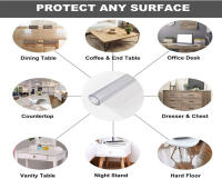 Cubierta de Mesa de Plástico Transparente PVC Antibacteriano Importado de la UE - details 21