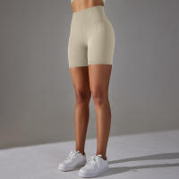 Hamidou-pantalones cortos deportivos de Yoga para mujer, mallas transpirables sin costuras para correr, ciclismo, cintura alta, entrenamiento, gimnasio, Verano - details 33