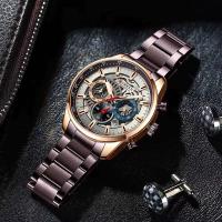 Reloj de Cuarzo de Lujo para Hombres CURREN 8391 Correa de Cuero Automático Moda Deportiva y Ocio - details 24