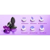 Vibrador con control remoto giratorio de 360°, tapón anal de silicona, masajeador de próstata, dilatador, juguetes sexuales para hombres. - details 9