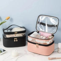 Bolsa de Lavado Portátil de Gran Capacidad Bolsa de Viaje Impermeable para Almacenamiento de Maquillaje Organizador de Belleza - details 4