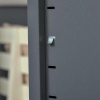 Armario de Almacenamiento Metálico Doble Puerta Ajustable para Oficina, Salón, Dormitorio - details 8