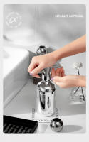 (Juego de 3) Dispensador de champú y gel de baño desinfectante para manos, 500 ml, botella de enchapado, apto para baño - details 5