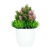 Bonsái verde artificial, tre pequeño, plantas herbáceas, decoraciones ETA, flores falsas para decoración del jardín del hogar, boda - details 11