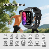 El reloj inteligente Y18 cuenta con monitoreo de ejercicio, recordatorios de SMS, varios idiomas y batería de larga duración - details 2