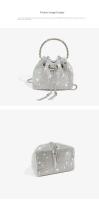Bolso de Noche de Diamantes Lleno Bolso de Mano de Cristal Brillante para Mujeres - details 15