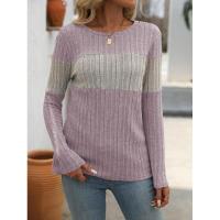 2025 Camiseta de Manga Larga para Mujer, Moda Otoño Invierno, Top de Cuello Redondo, Ropa Popular Coreana para Mujeres - details 7