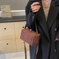 Bolso de mano rojo de Año Nuevo, bolsa cuadrada pequeña versátil de gama alta, bolso cruzado pequeño, moda de otoño e invierno, 2024 - details 19