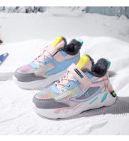Zapatillas de deporte cálidas de invierno para niños, zapatos antideslizantes de cuero para niñas, zapatos casuales para caminar, zapatos deportivos para correr, zapatos de algodón para niños - details 21