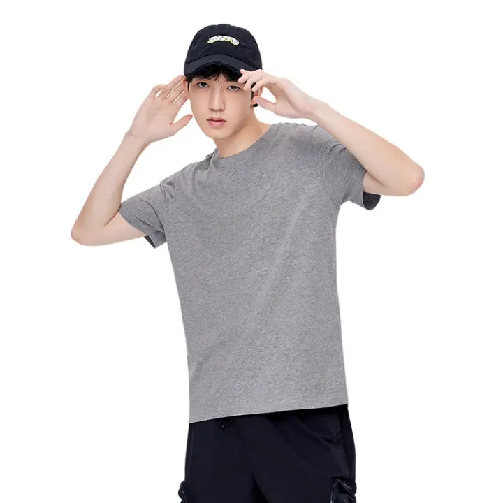 Camiseta Casual de Manga Corta Semir 2024 Algodón Puro Cuello Redondo Top de Moda para Hombres - 1