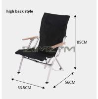 Sillón plegable de aleación de aluminio para exteriores, respaldo alto, ordenador portátil, pesca, ocio, camping - details 8