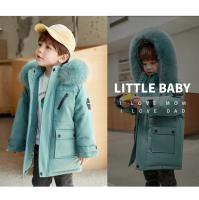 Chaqueta de Plumífero de Pato Blanco para Invierno 2025 Abrigo Exterior Cálido para Niños y Niñas - details 14