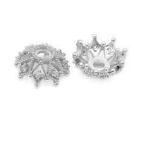 Cuentas de Flor de Brasso Dorado de 18K Joyería de Alta Calidad para Mujeres - details 9