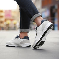Zapatillas de deporte informales para hombre, zapatos Wlking ligeros grises, zapatos deportivos antideslizantes - details 13