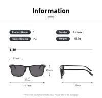 Gafas de sol para conducir al aire libre, gafas de sol cuadradas populares con montura grande, gafas polarizadas clásicas, gafas de pesca para hombres y mujeres - details 20