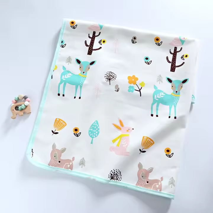 Funda impermeable para cambiador de bebé, alfombrilla de orina, Protector de sábanas, 50x70 CM - 1