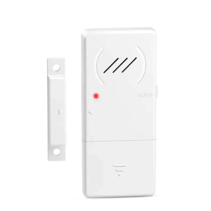Alarma Puerta Frigorífico Al Abrir 60 Segundos Retardo 90dB Fuerte Alarma Frigorífico Ultraplano Alarma Ventana Abierta Seguridad - 1