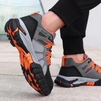 Zapatillas de trabajo con punta de acero para hombre, zapatos de seguridad a prueba de perforaciones, botas, calzado de seguridad indestructible a la moda, novedad de 2023 - details 27