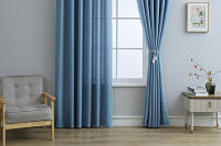 Cortinas de Salón con Efecto Lino,Cortina translúcida, Decoración del Hogar Moderna para Dormitorio,Comedor y Estudio - details 1