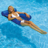 SWROW-hamaca de agua reclinable, cama flotante inflable, colchoneta de aire plegable, cojín de agua para dormir, silla - details 5