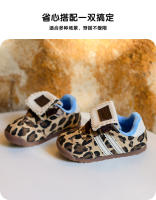 Flip compañeros de clase con estampado de leopardo 3-6 años zapatillas para niños con vellón - details 8