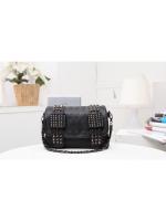 Bolso De Hombro Para Mujer Yogodlns Negro De Cuero Con Estilo Vintage Y Cráneos De Moda Con Hebels Bolso De Mano Cool - details 21