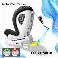 Silla de coche con Isofix giratoria 360 °   Grupo 0+/1/2/3, 0-12 años, 40-150 cm (Gris oscuro i-Size) - details 11