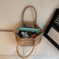 Bolso de Hombro de Diseño de Lychee Bolso de Mano de Cuero PU de Color Sólido - details 2
