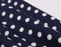 Vestido de Verano Vintage Hepburn Polka Dot de Contraste Cuello Cuadrado de los 50 Cintura Alta - details 17