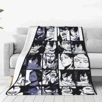 Aizawa Shota Collage manta polar My Hero Academia mantas cálidas para coche sofá colcha - details 6