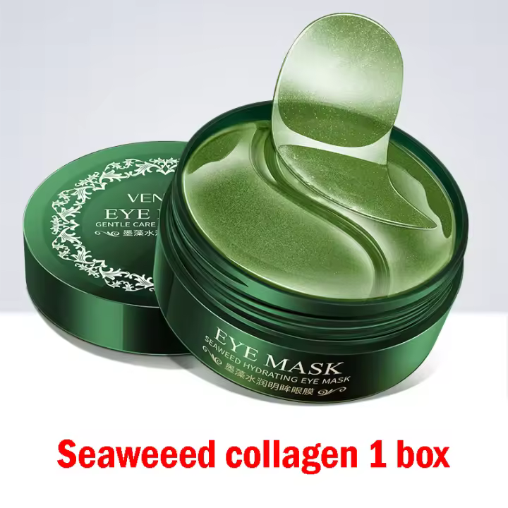 Máscaras de Ojos de Colágeno Dorado 60pcs Anti-Ojeras, Hidratantes, Refuerzan la Piel - 1