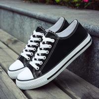 Zapatos de lona de marca para mujer, zapatillas clásicas Unisex, zapatos deportivos informales blancos para primavera y verano, zapatillas planas para caminar a la moda al aire libre - details 16