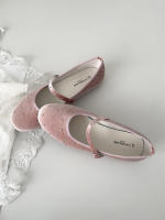 Zapatos Mary Jane Retro de Diseño Coreano Acabado Redondo de Cabeza con Hebilla de Terciopelo para Mujer - details 11