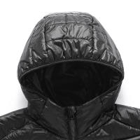 Chaqueta ligera con capucha para hombre, abrigo informal con relleno de plumón de pato blanco, a la moda, invierno, 2024, novedad de 90% - details 15