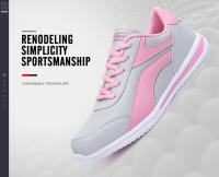 Zapatillas de correr de marca para mujer, zapatillas ligeras y cómodas de cuero con estabilidad, zapatillas de tenis antideslizantes de otoño para mujer, zapatillas deportivas para gimnasio - details 5